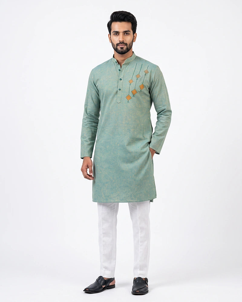 Gents Kurta-Dangle (Green)