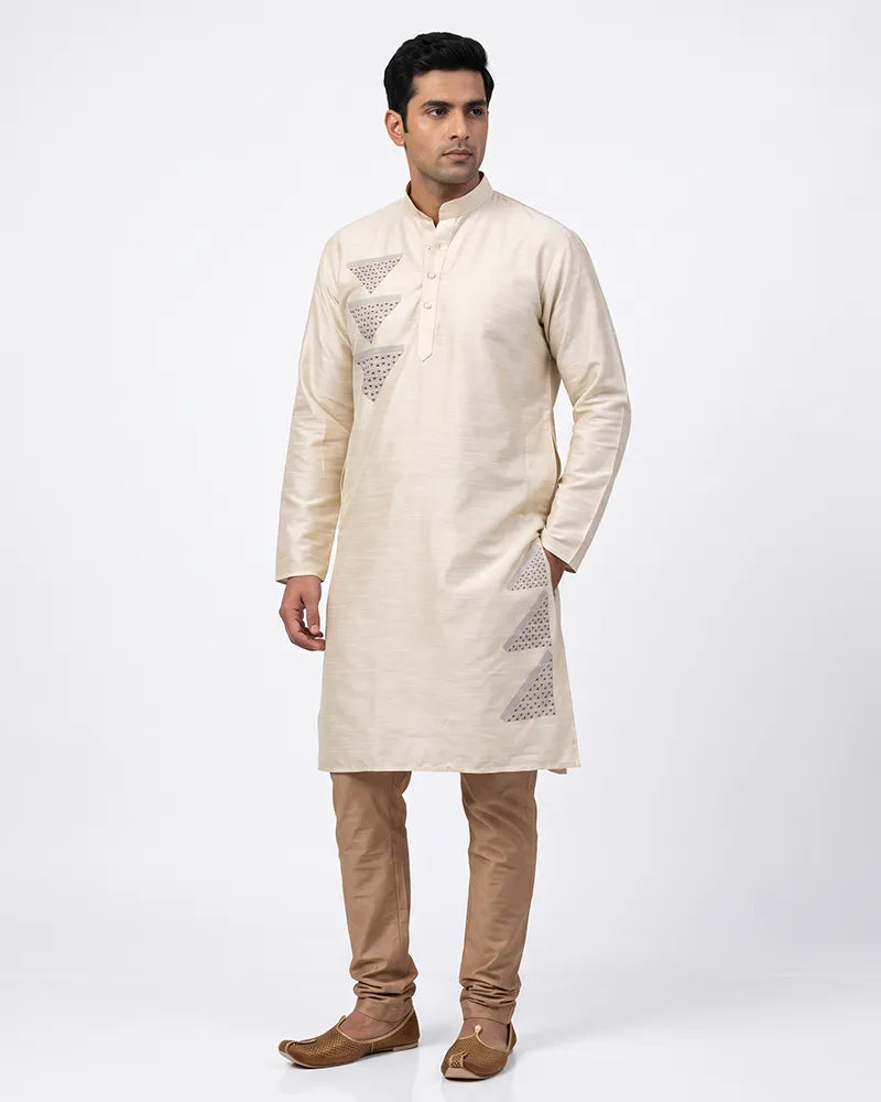 Gents Kurta – Pyramid Off White
