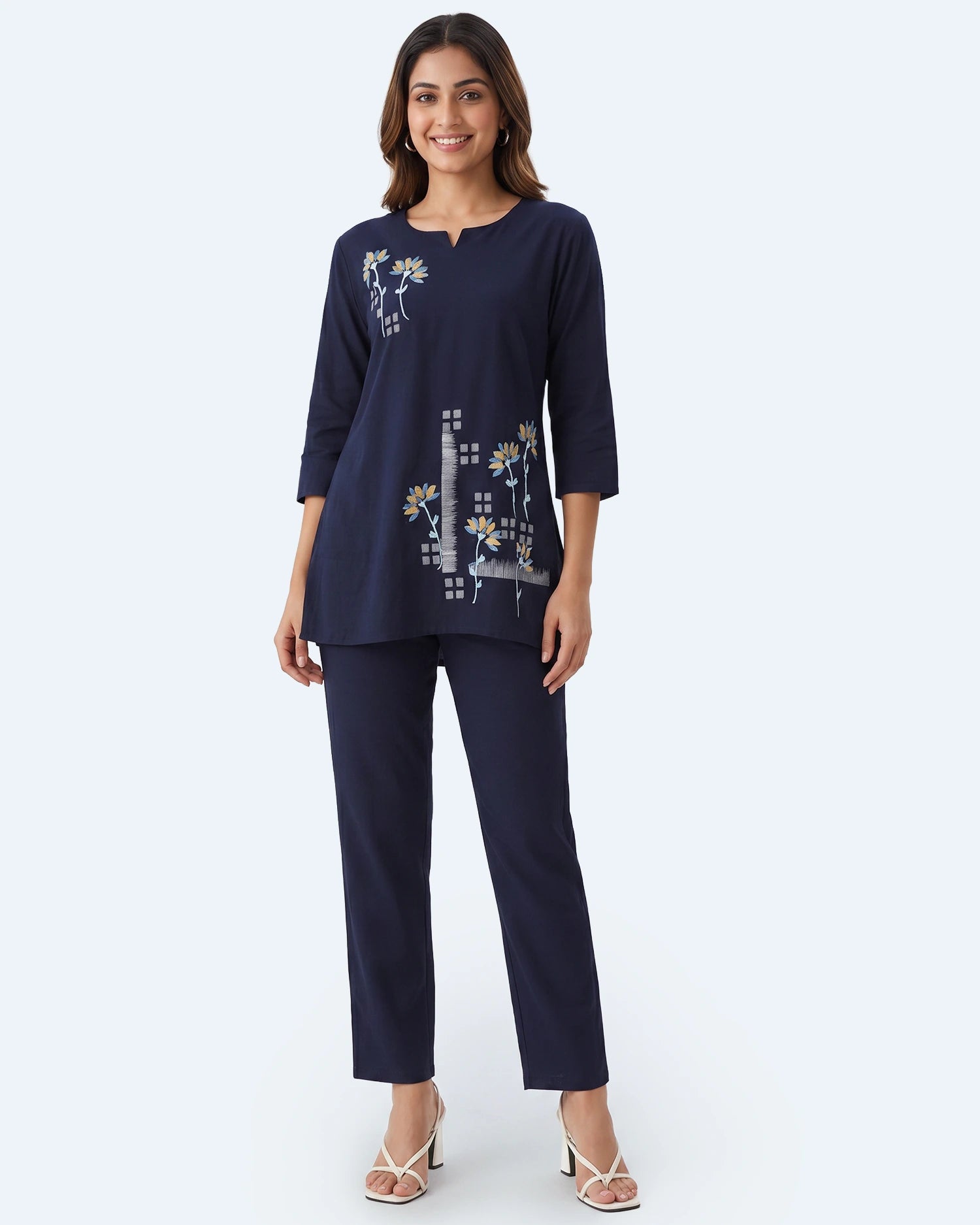 Saajrekha - Navy Blue