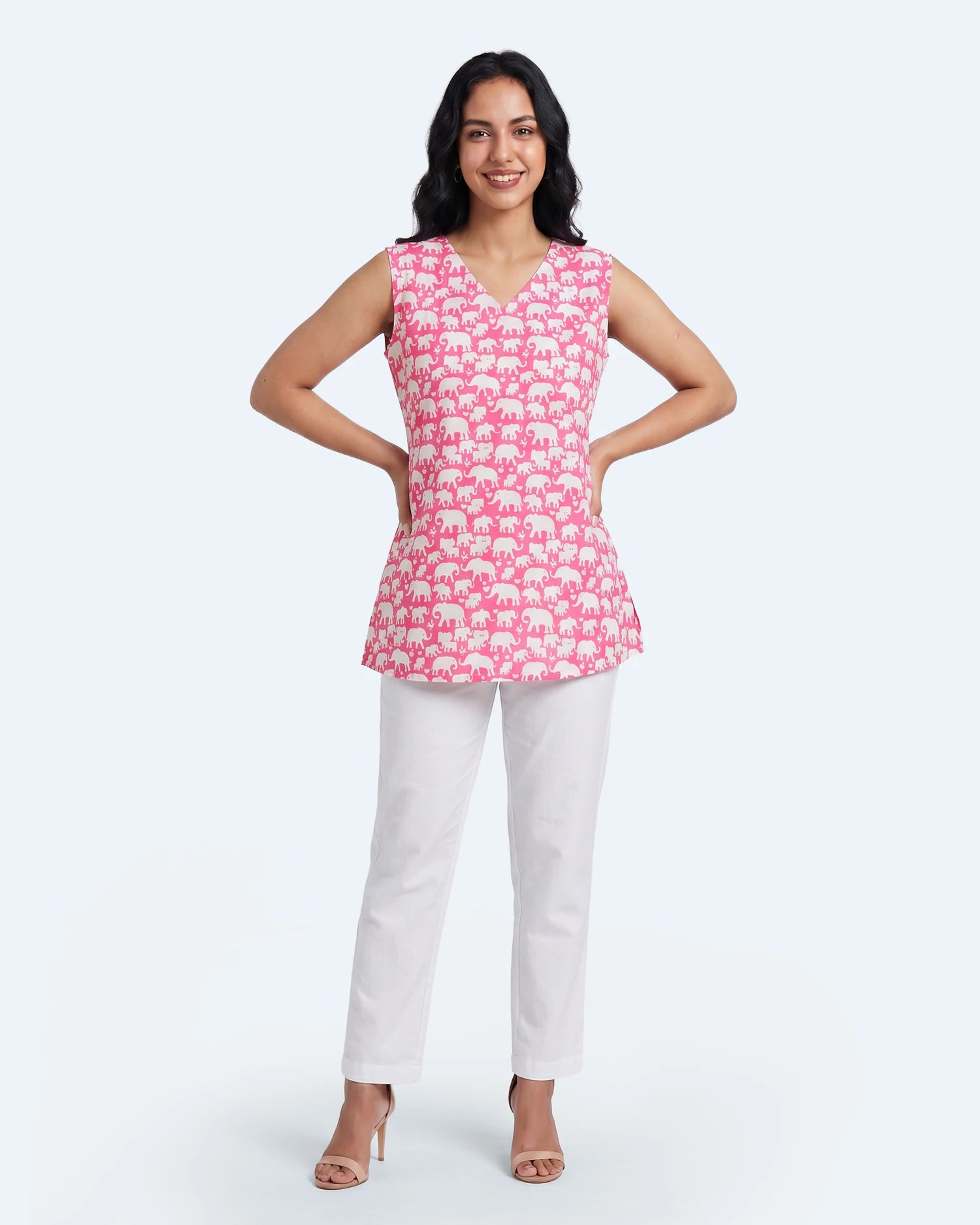 Mrudula - Summer Special Tops Pink