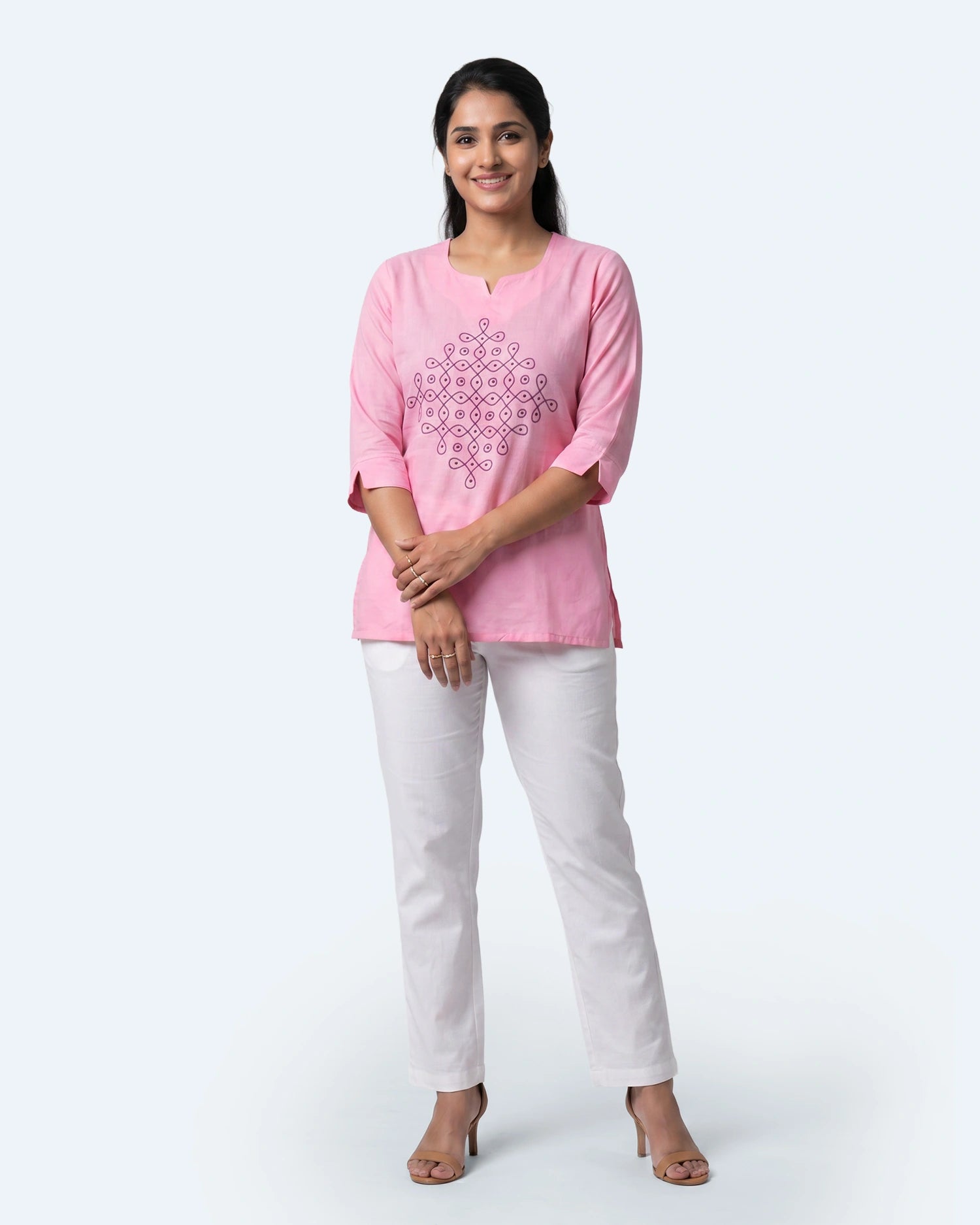 Rangoli Collection | Kolam - Baby Pink