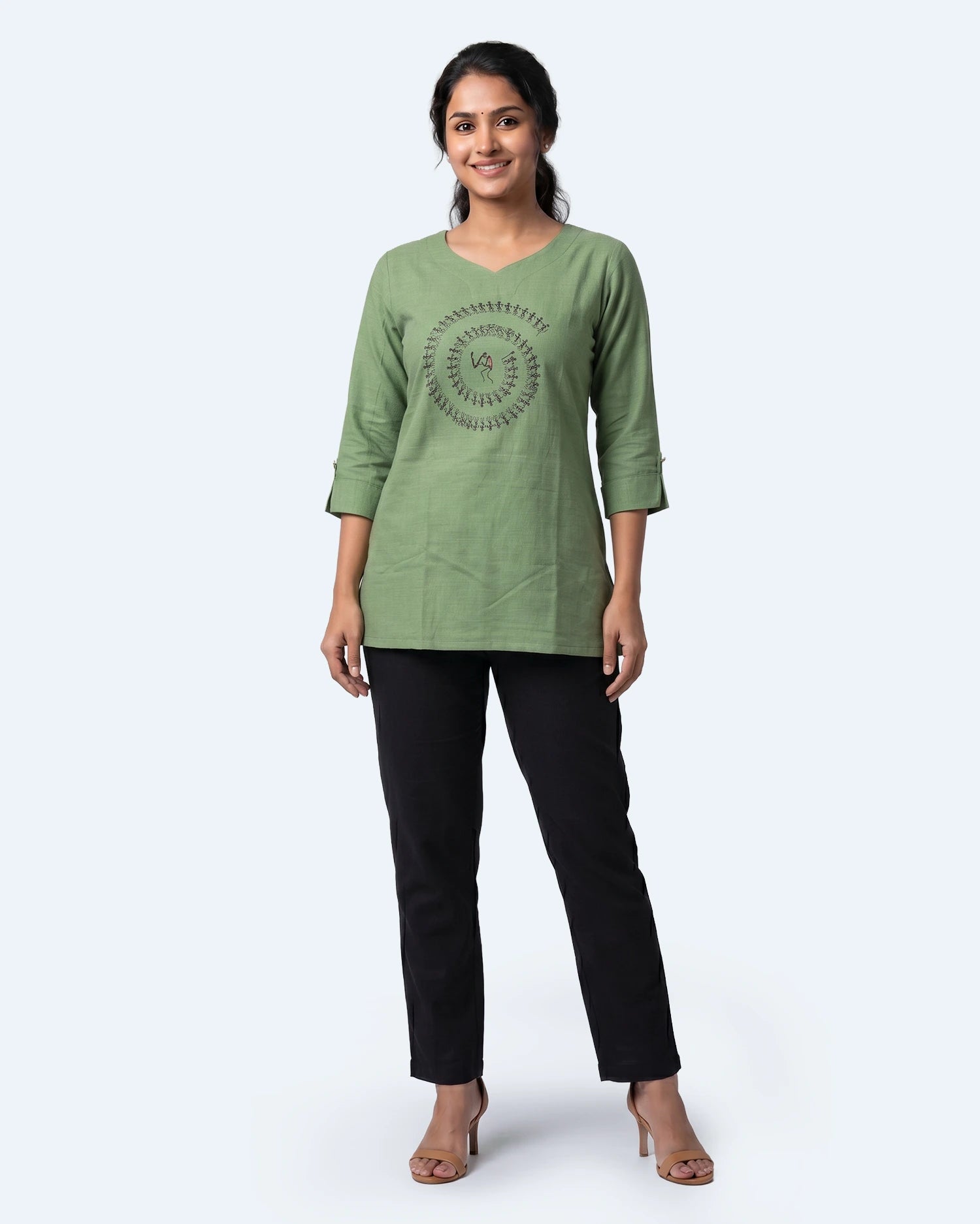 Warli | Tarpa Design - Green