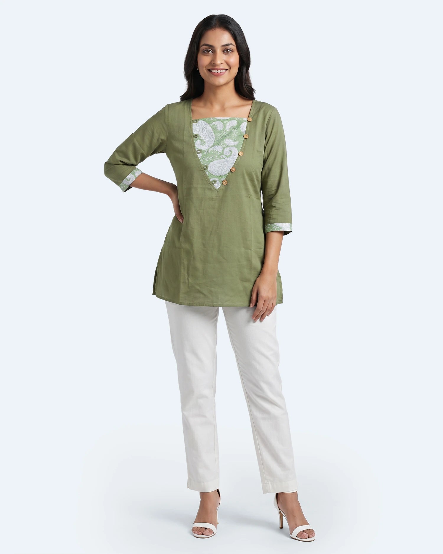 Triangle - Olive Green